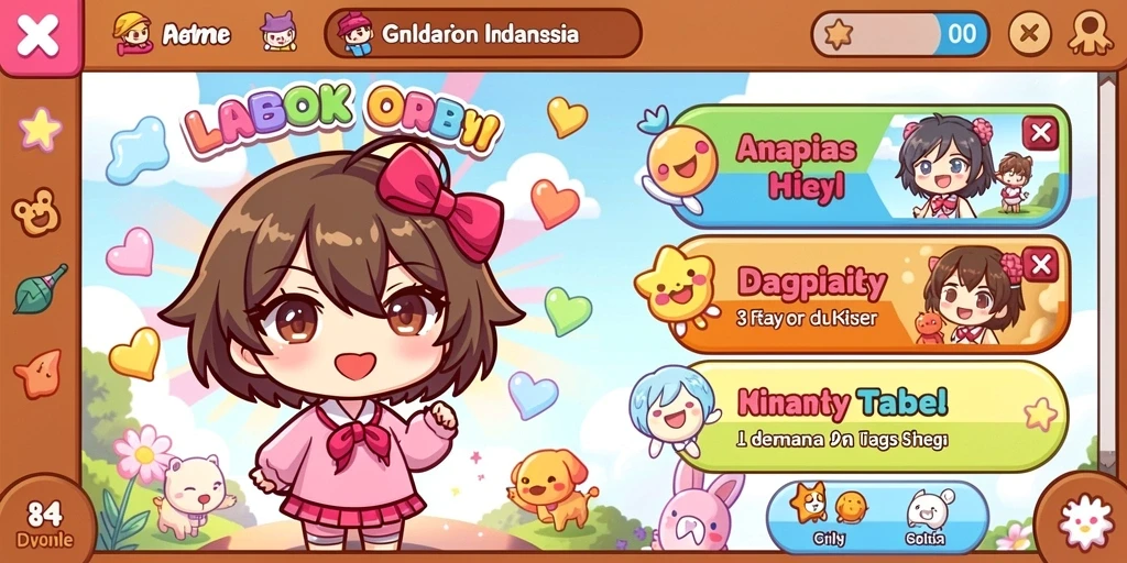 Karakter baru yang bisa dipilih dan dimodifikasi.