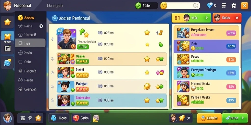 Kompetisi real-time dengan pemain lain.