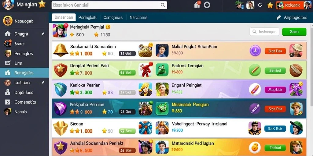 Tangkapan layar dari aksi pertarungan seru.