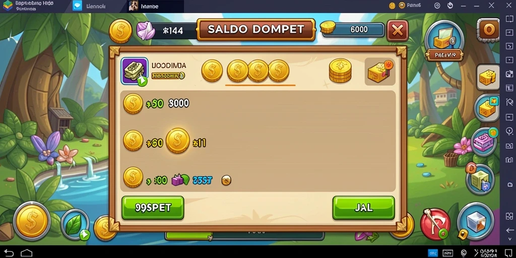 Menu promosi yang menawarkan berbagai bonus menarik.