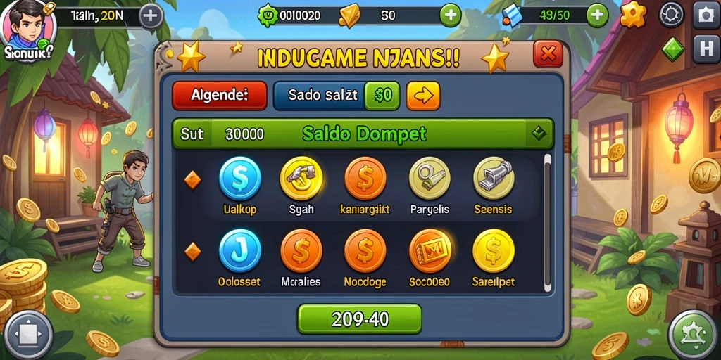 Level petualangan yang penuh tantangan.