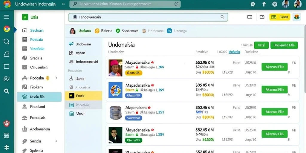 Tombol navigasi yang mudah dipahami dan diakses.