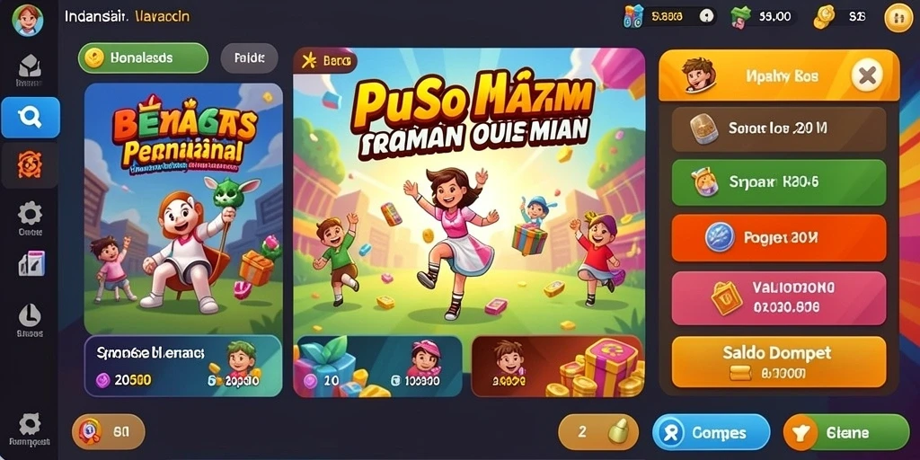 Grafis yang memukau dan penuh warna.